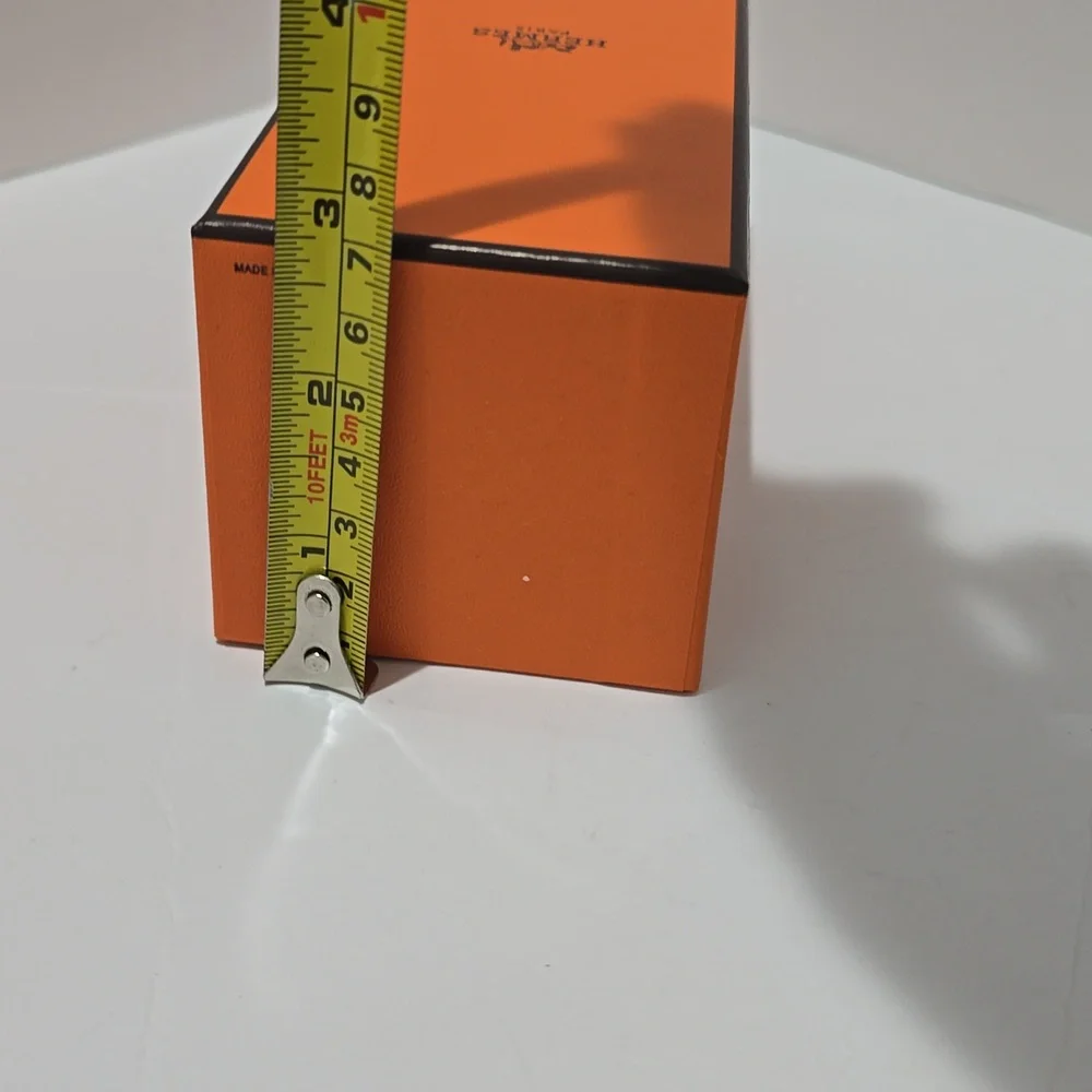 Hermès Orange Gift Paper Bag and 2 Piece Box Small